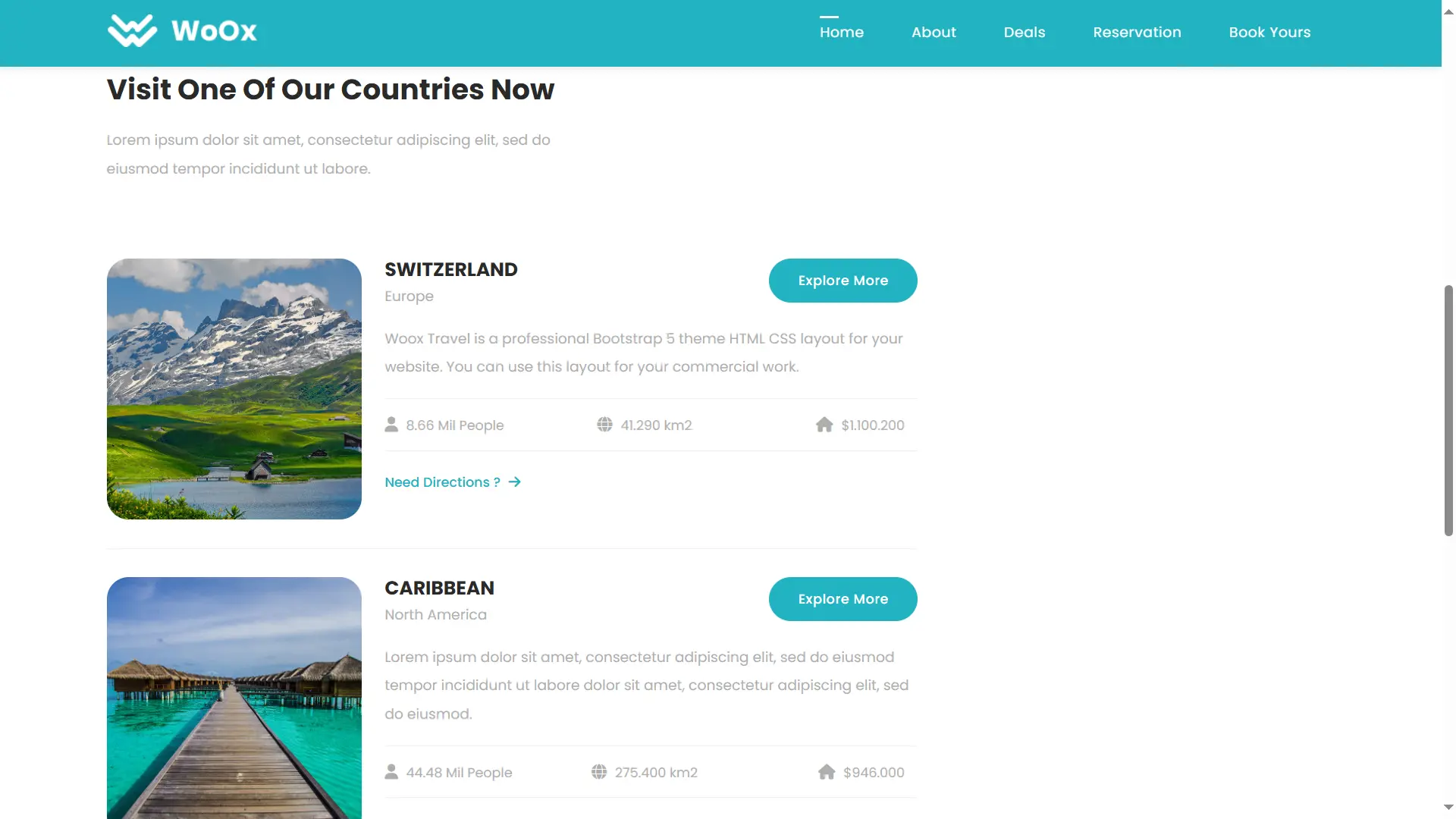 [亲测可用]世界景点旅行网站源码-HTML5模板