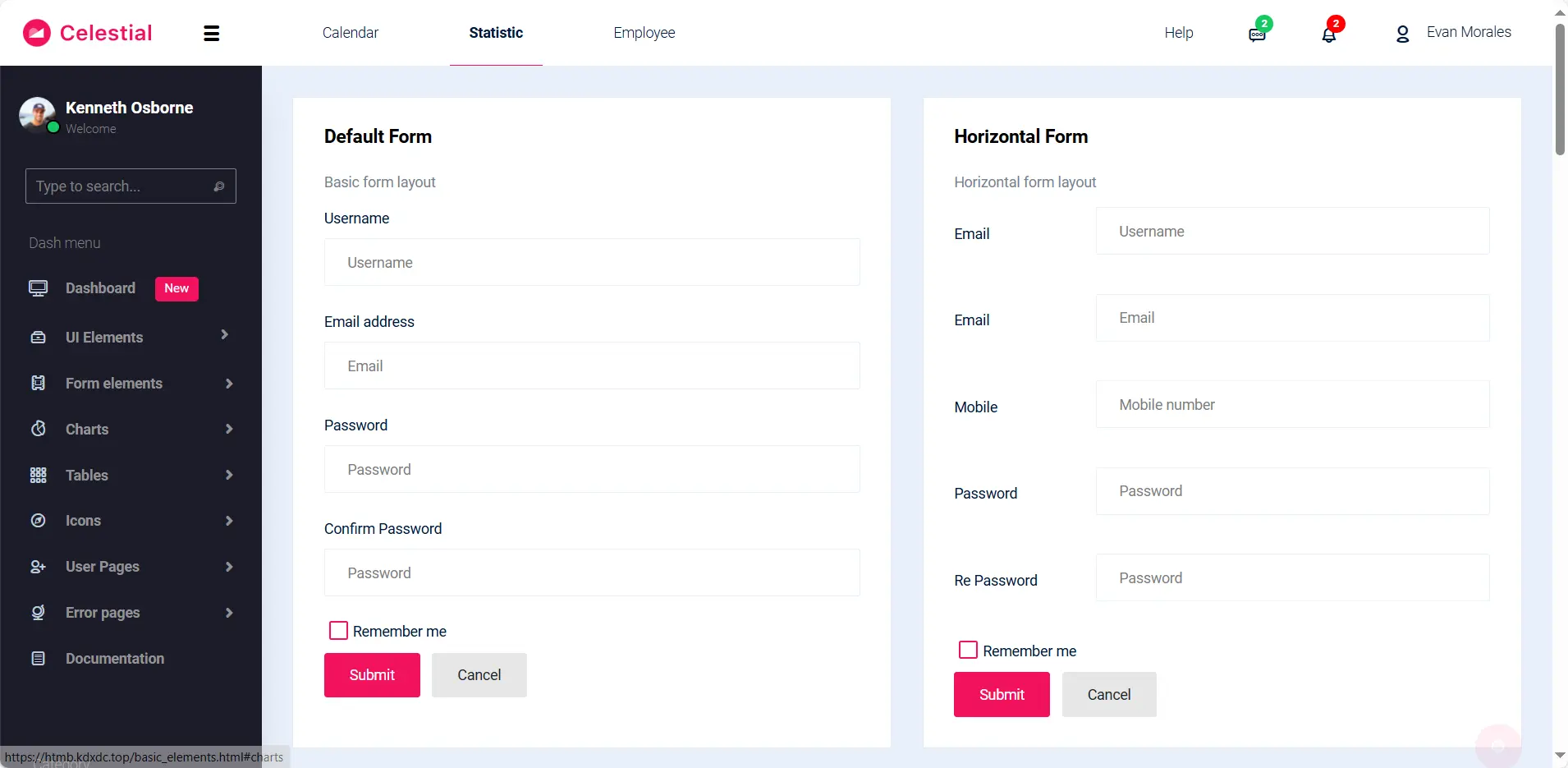 [亲测可搭建]可视化后台数据仪表盘网站源码-HTML源码模板